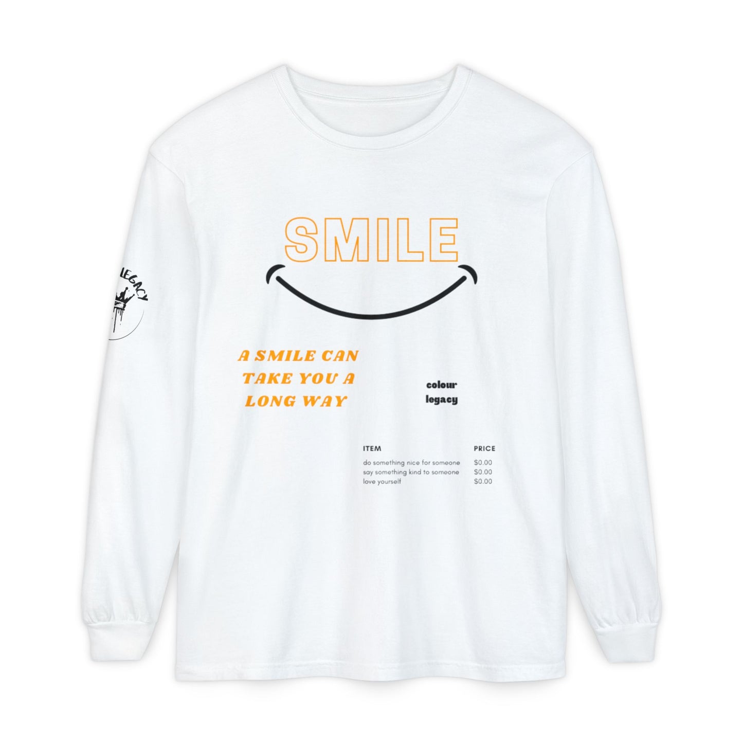 Colour Legacy - “smile” Oversized Tee