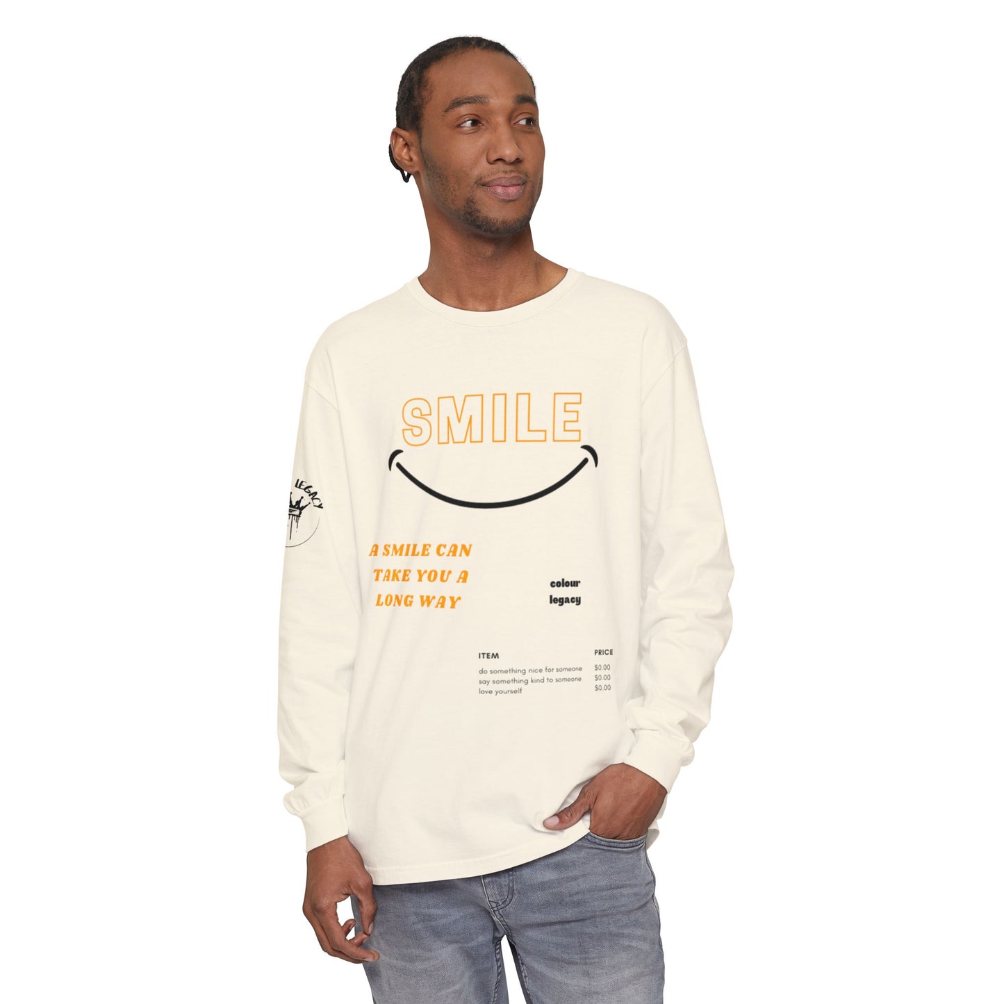 Colour Legacy - “smile” Oversized Tee
